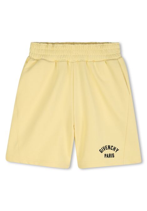 Bermuda con stampa logo GIVENCHY KIDS | H31100524